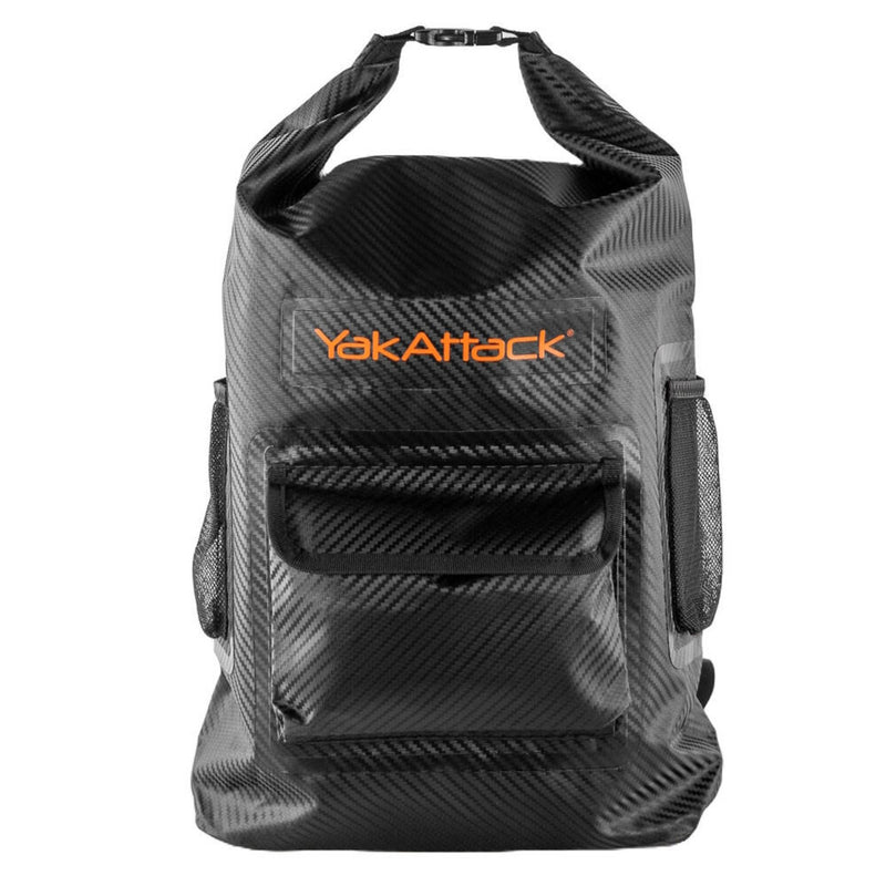 Load image into Gallery viewer, YakAttack 20L Roll-Top Drybag Backpack - Black Carbon