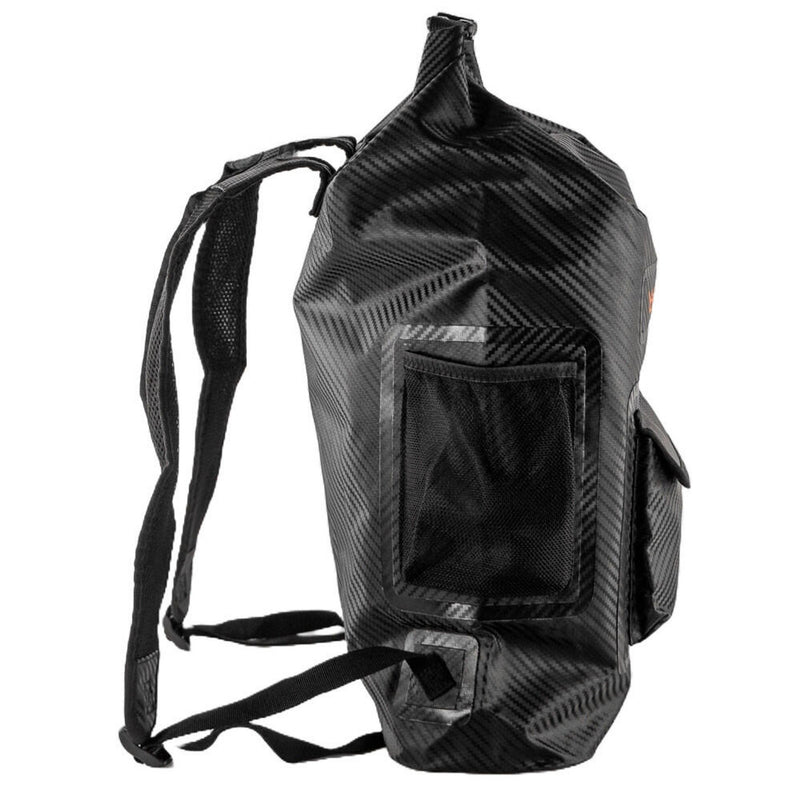 Load image into Gallery viewer, YakAttack 20L Roll-Top Drybag Backpack - Black Carbon