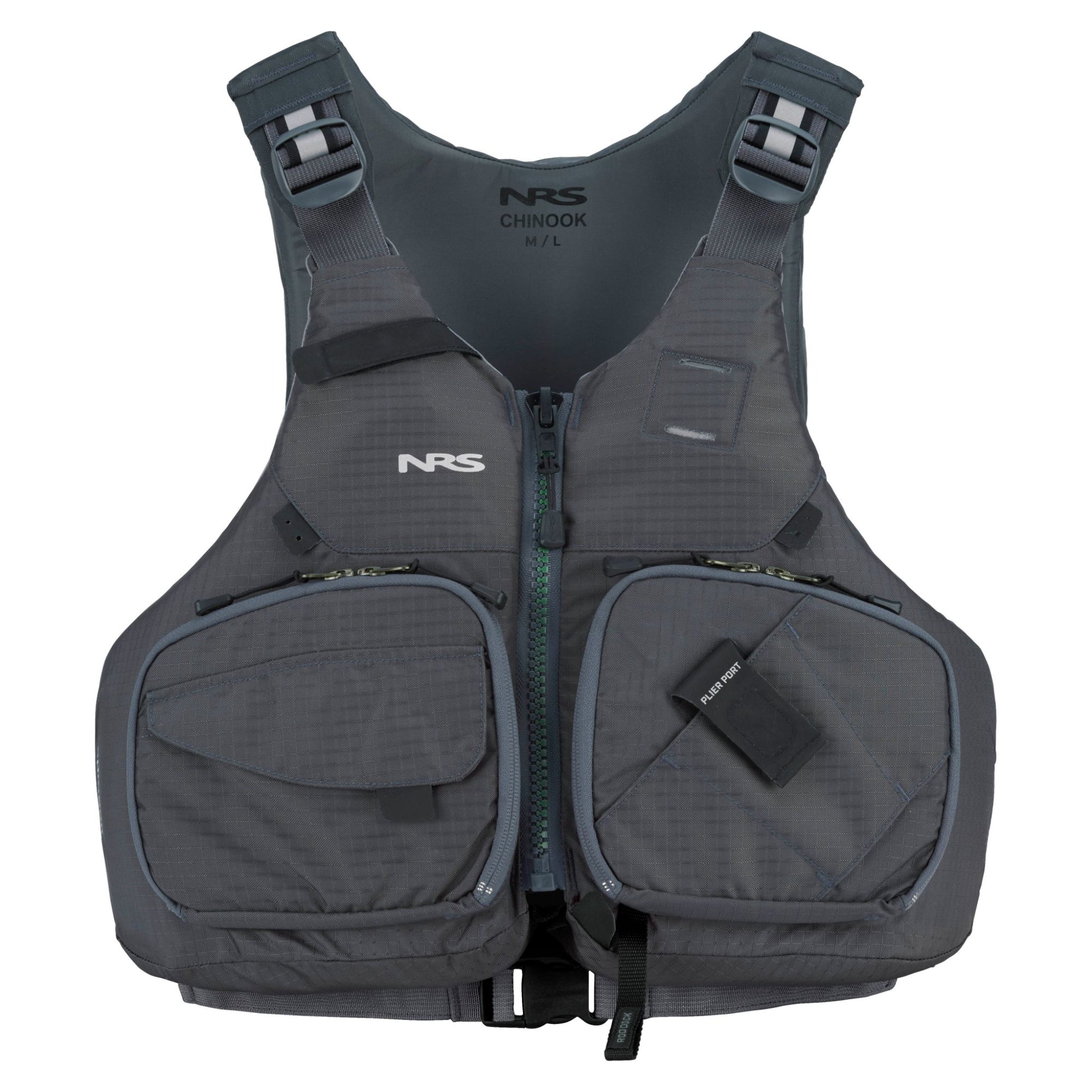 NRS Chinook Fishing Life Jacket – Orbit Fit PFD with Rod Holder