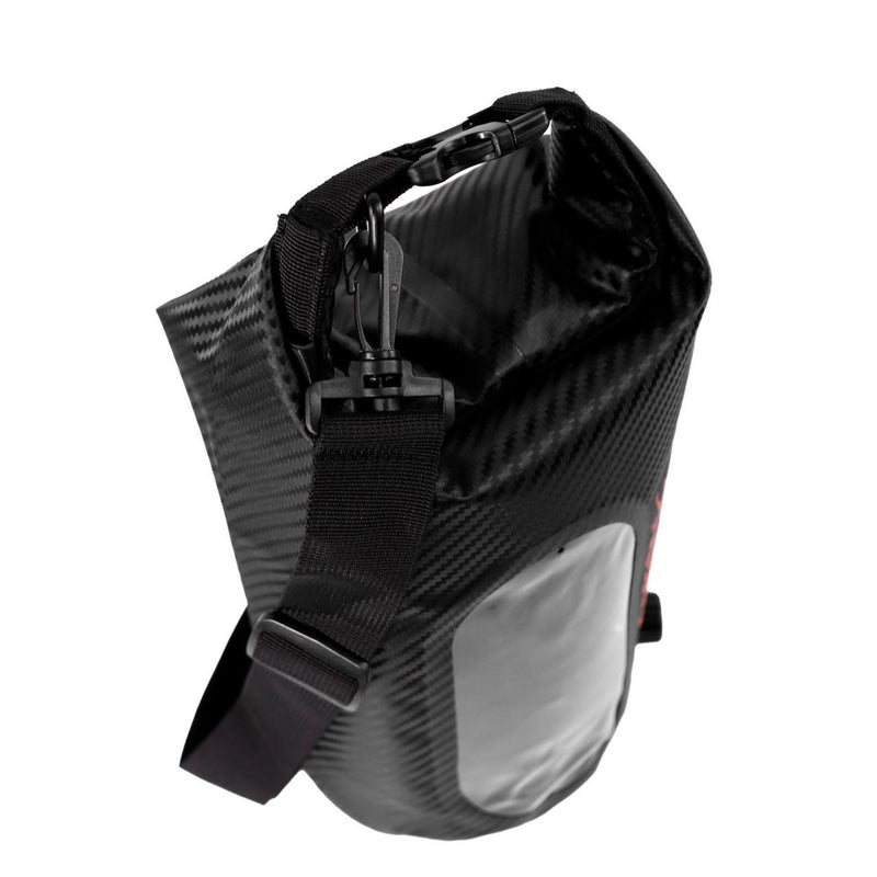 Load image into Gallery viewer, YakAttack 5L HD Roll-Top Drybag with Air Valve, Black Carbon