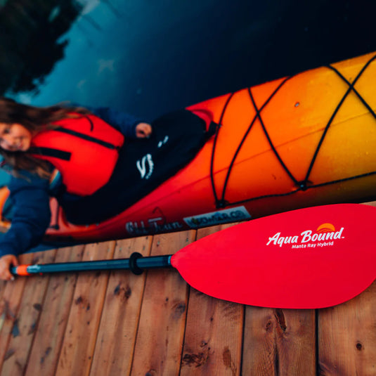 Aqua Bound Manta Ray Hybrid 2-Piece Posi-Lok Kayak Paddle