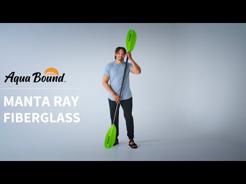 Load and play video in Gallery viewer, Aqua Bound Manta Ray Fiberglass 2-Piece Snap-Button