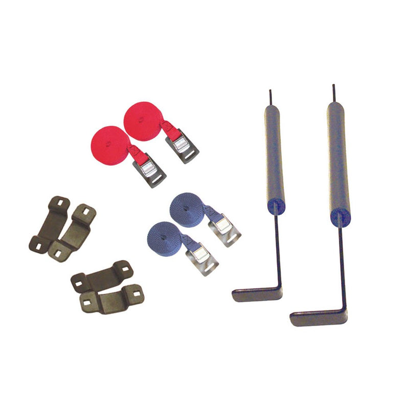 Load image into Gallery viewer, Malone EcoLight™ 4 Kayak Trailer Package (1 Stacker & 4 Sets Foam Blocks)