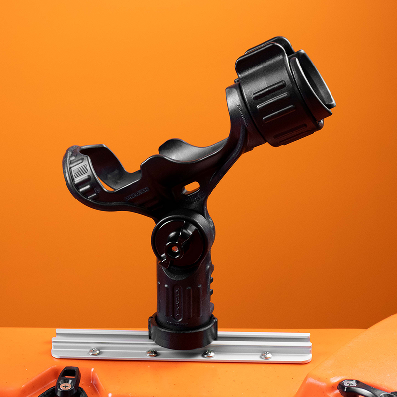 Load image into Gallery viewer, YakAttack Omega™ Rod Holder with Track Mounted LockNLoad™ Mounting System (4392406515776)