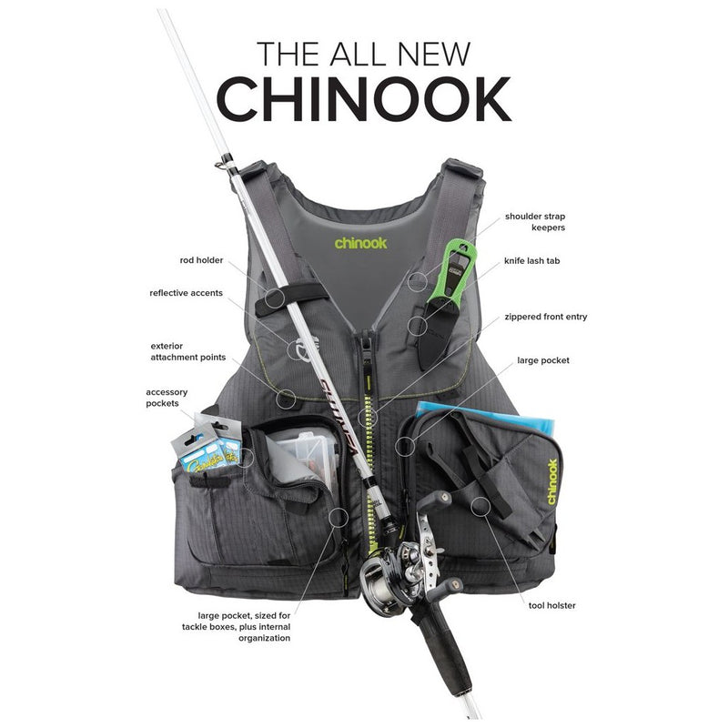 Load image into Gallery viewer, NRS Chinook Fishing PFD - Closeout