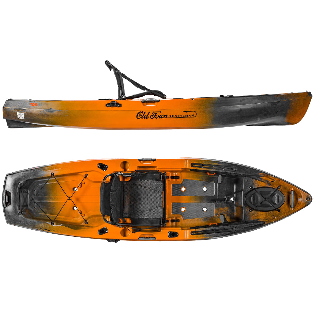 Old Town Sportsman 106 - Sit on Top Fishing Kayak – Elk River