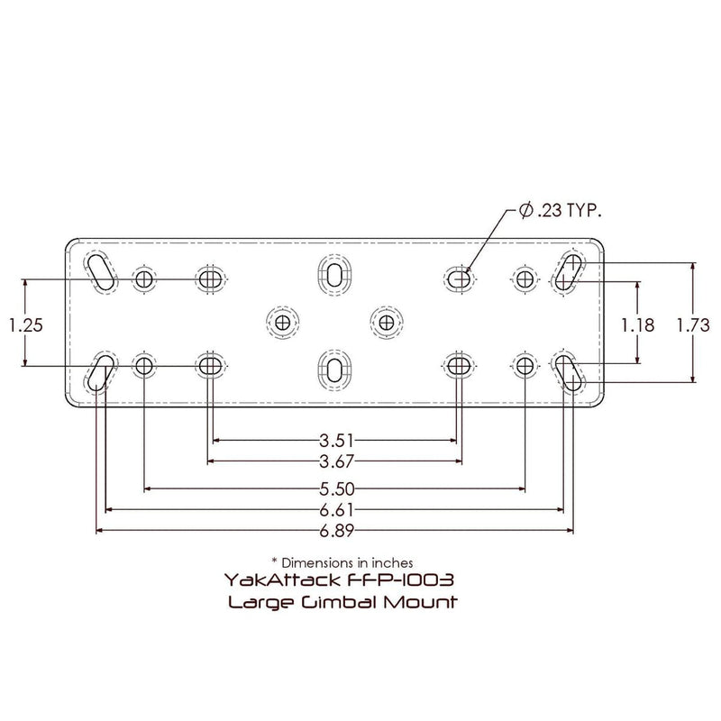 Load image into Gallery viewer, Rectangular Fish Finder Mount with Track Mounted LockNLoad™ Mounting System (4442522320960)