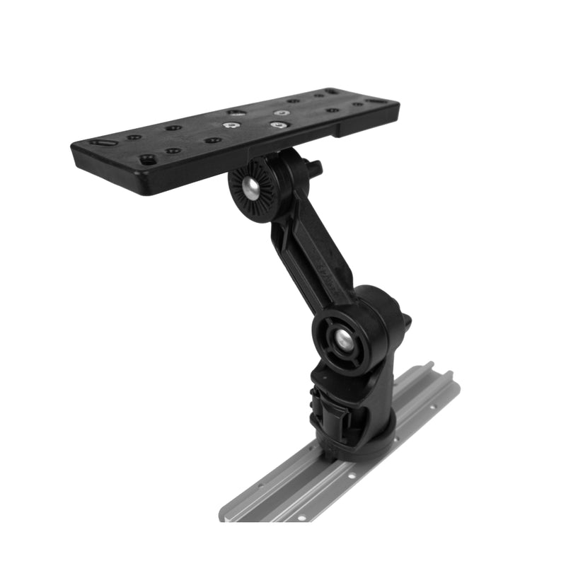 Load image into Gallery viewer, Rectangular Fish Finder Mount with Track Mounted LockNLoad™ Mounting System (4442522320960)
