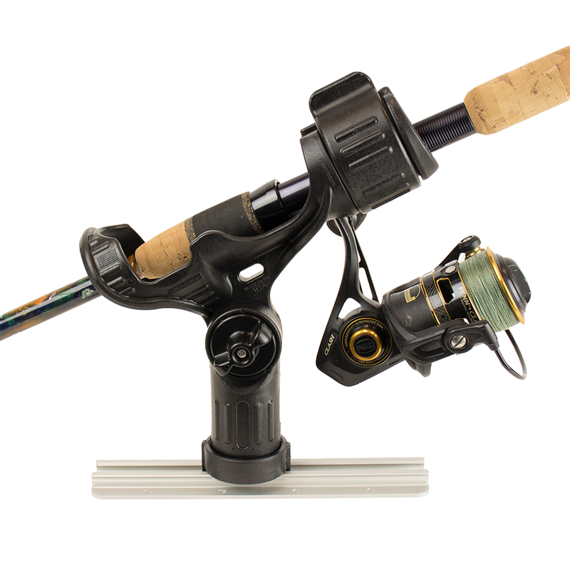 Load image into Gallery viewer, YakAttack Omega™ Rod Holder with Track Mounted LockNLoad™ Mounting System (4392406515776)
