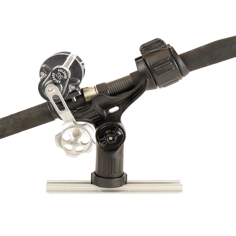 Load image into Gallery viewer, YakAttack Omega™ Rod Holder with Track Mounted LockNLoad™ Mounting System (4392406515776)