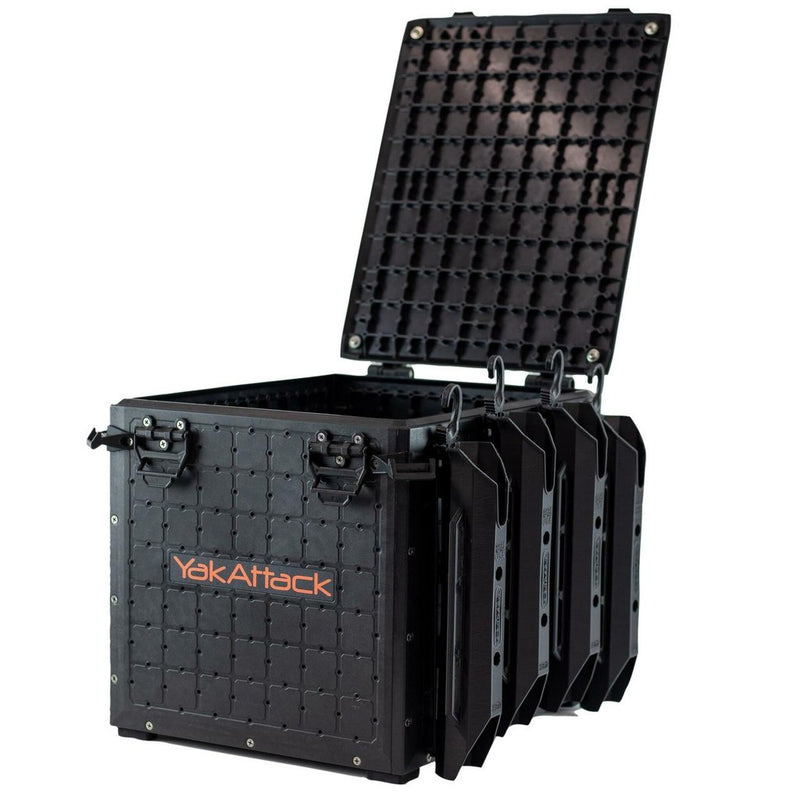 Load image into Gallery viewer, YakAttack BlackPak Pro Kayak Fishing Crate - 13" x 16"