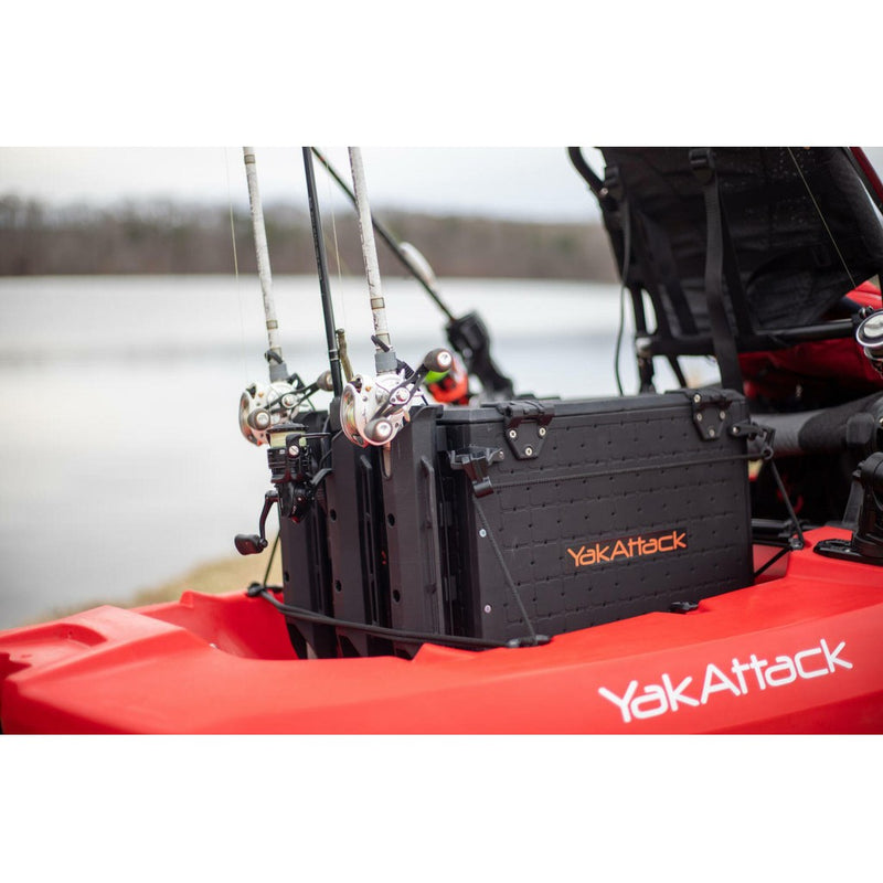 Load image into Gallery viewer, YakAttack BlackPak Pro Kayak Fishing Crate - 13" x 16"