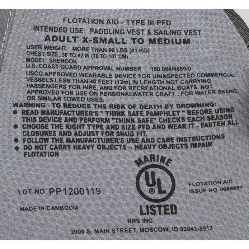 Load image into Gallery viewer, NRS Shenook PFD