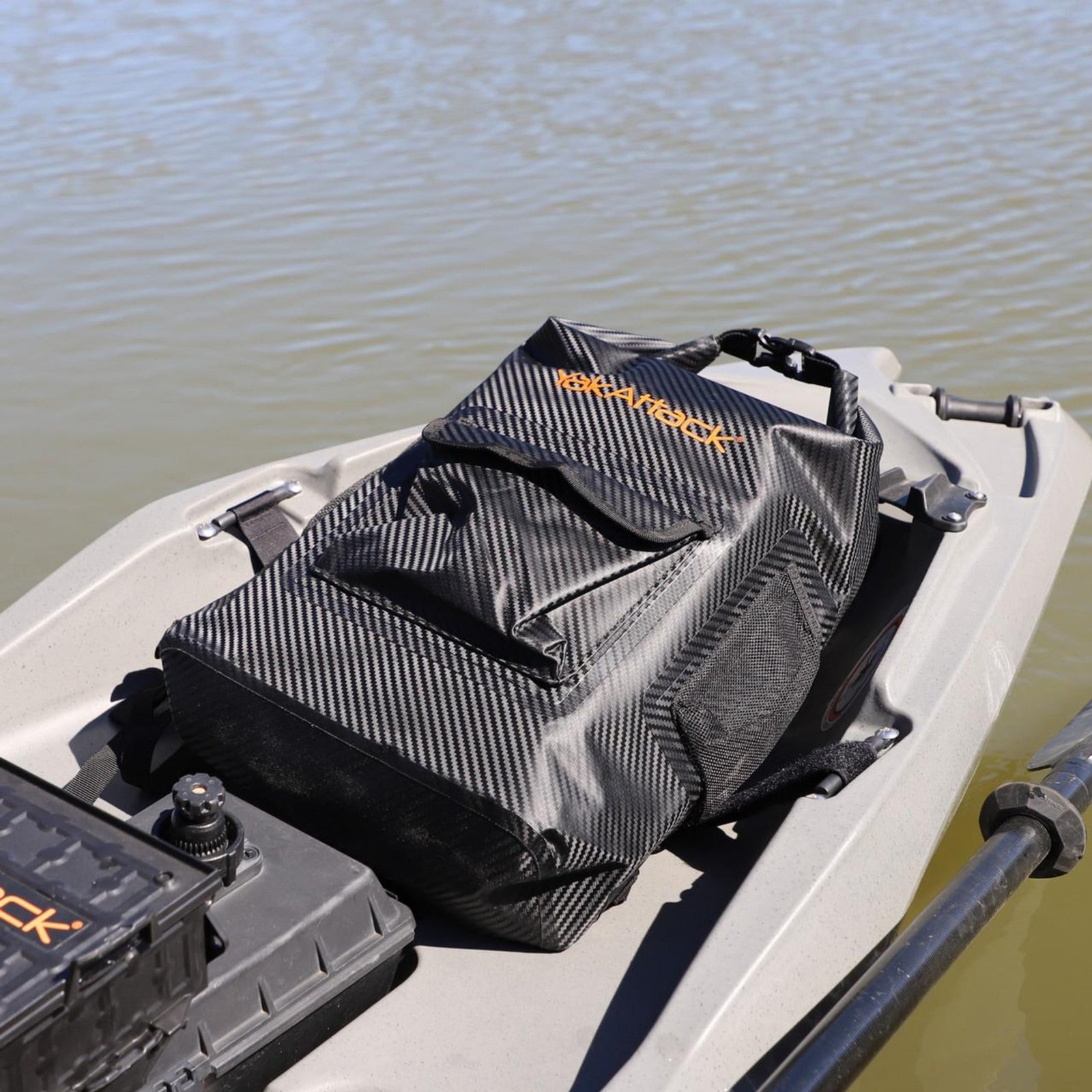 YakAttack 20L Roll-Top Drybag Backpack - Black Carbon