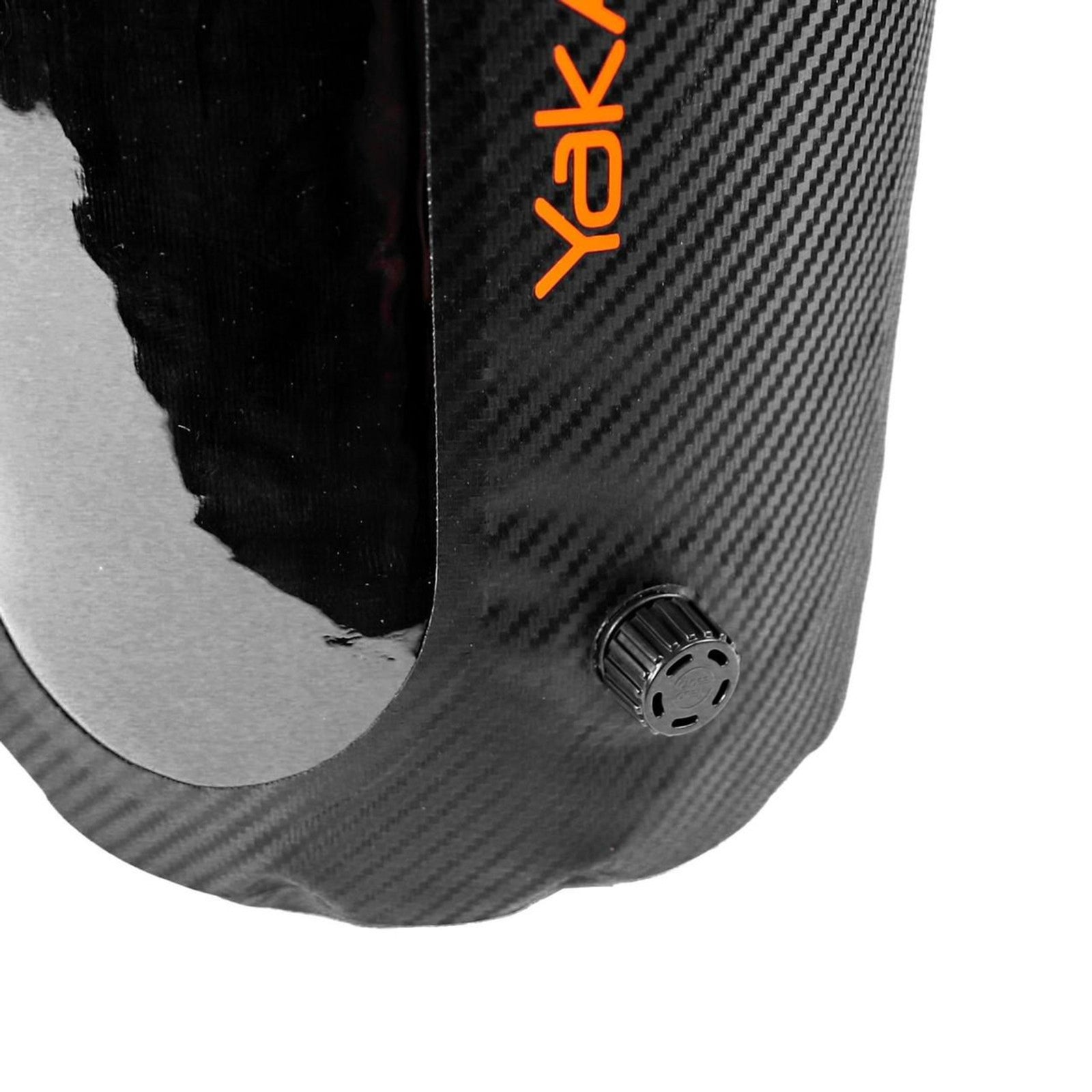 YakAttack 20L HD Roll-Top Drybag with Air Valve, Black Carbon