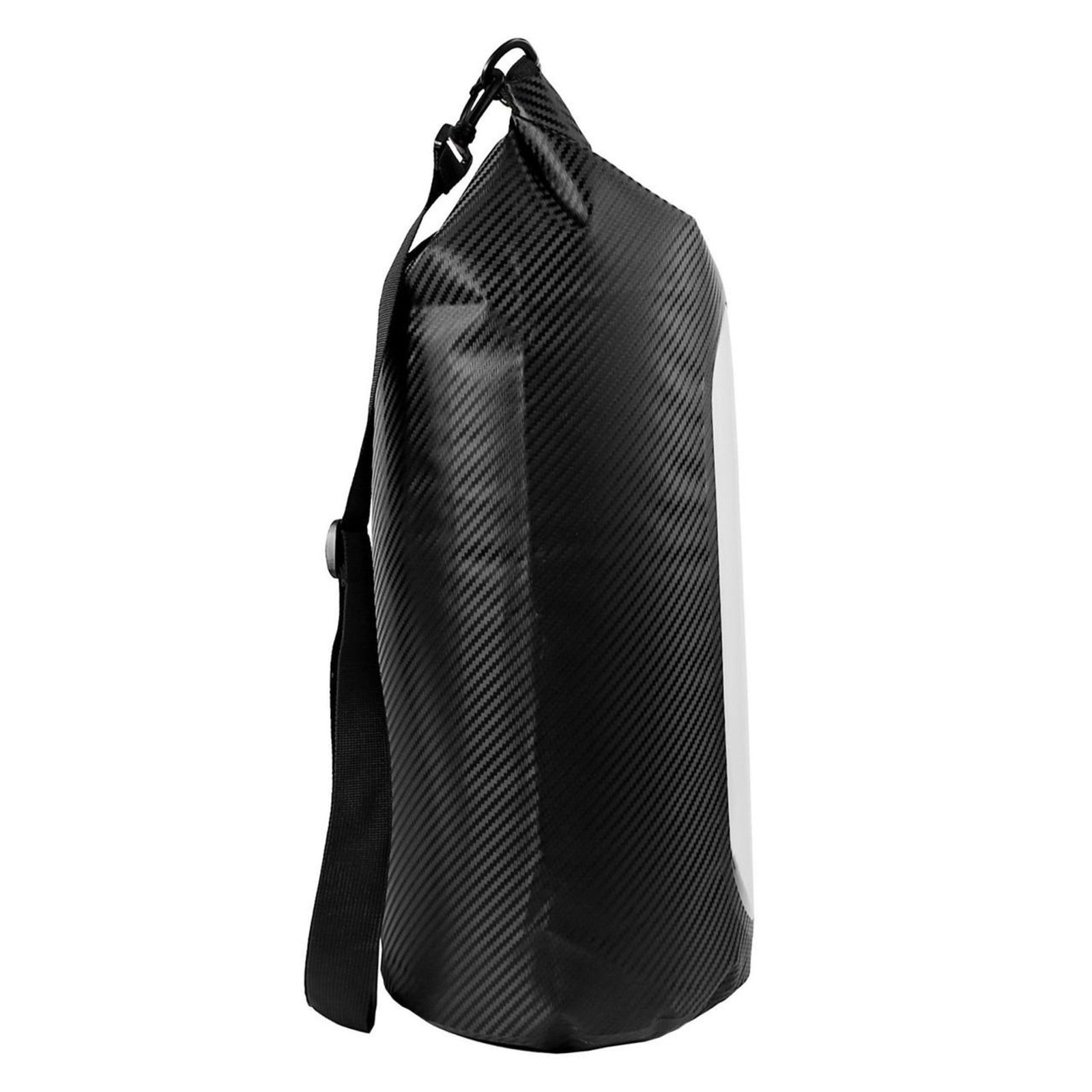YakAttack 20L HD Roll-Top Drybag with Air Valve, Black Carbon