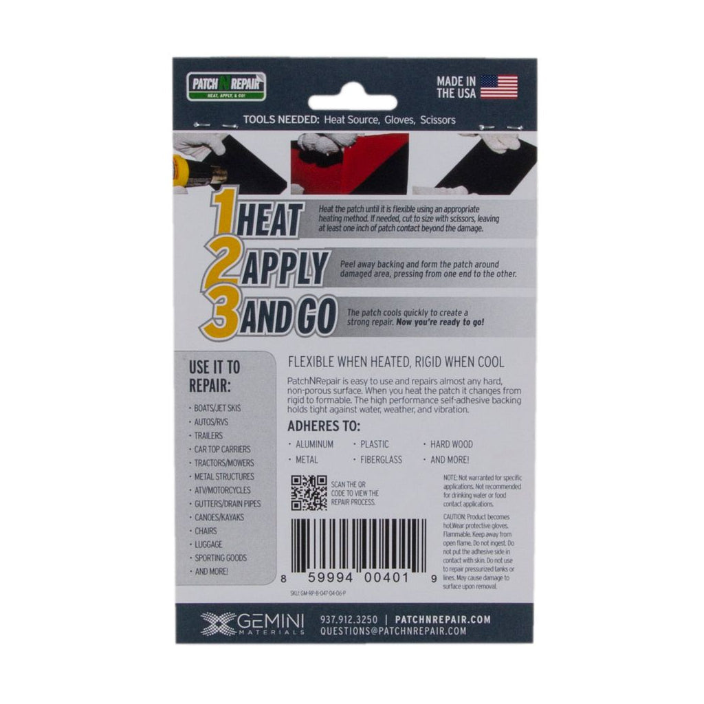 PatchNRepair Rugged Repair Patch 4x6