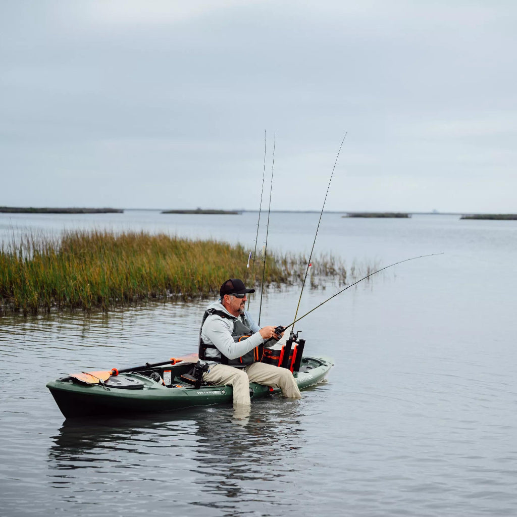 2-3 seater kayak fishing poles included Wilderness Systems Tarpon 120 Kayak