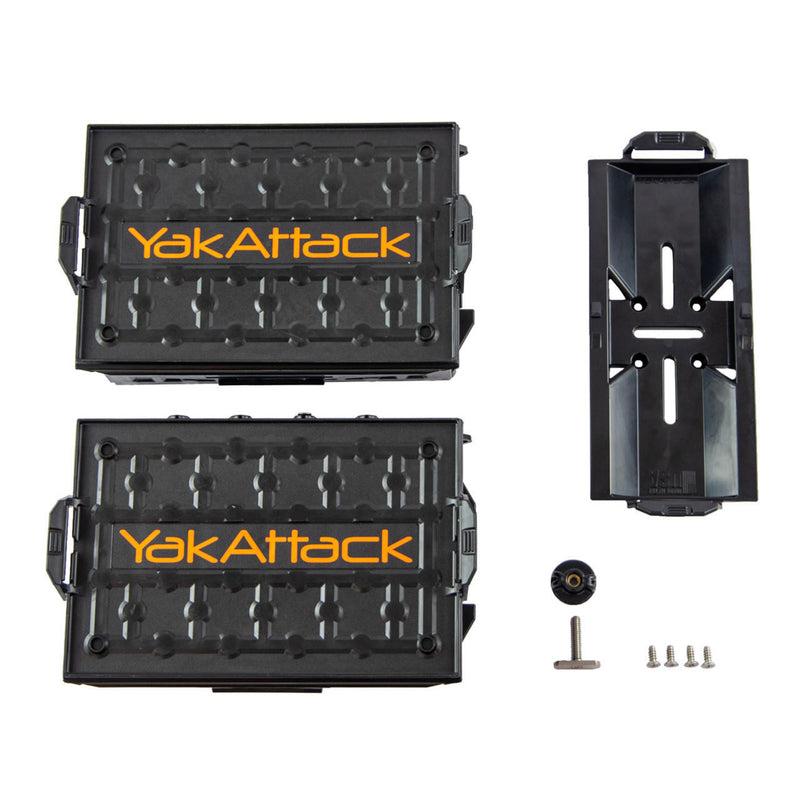 Load image into Gallery viewer, YakAttack TracPak Combo Kit, Two Boxes and Quick Release Base
