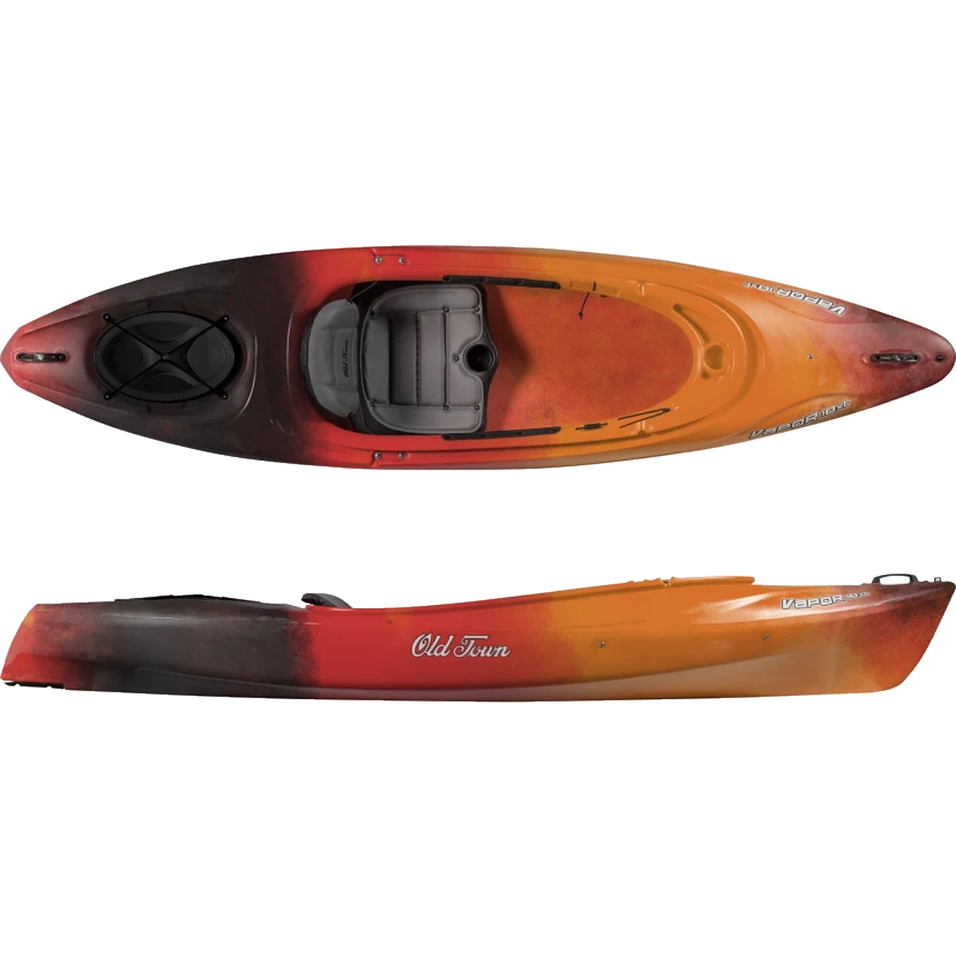 10 ft old town fishing kayak accessories Vapor Photic the Vapor 10 recreational kayak is lightweight and portable Old Town Kayak Autopilot 120/136