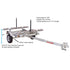 Malone EcoLight™ 4 Kayak Trailer Package (1 Stacker & 4 Sets Foam Blocks)