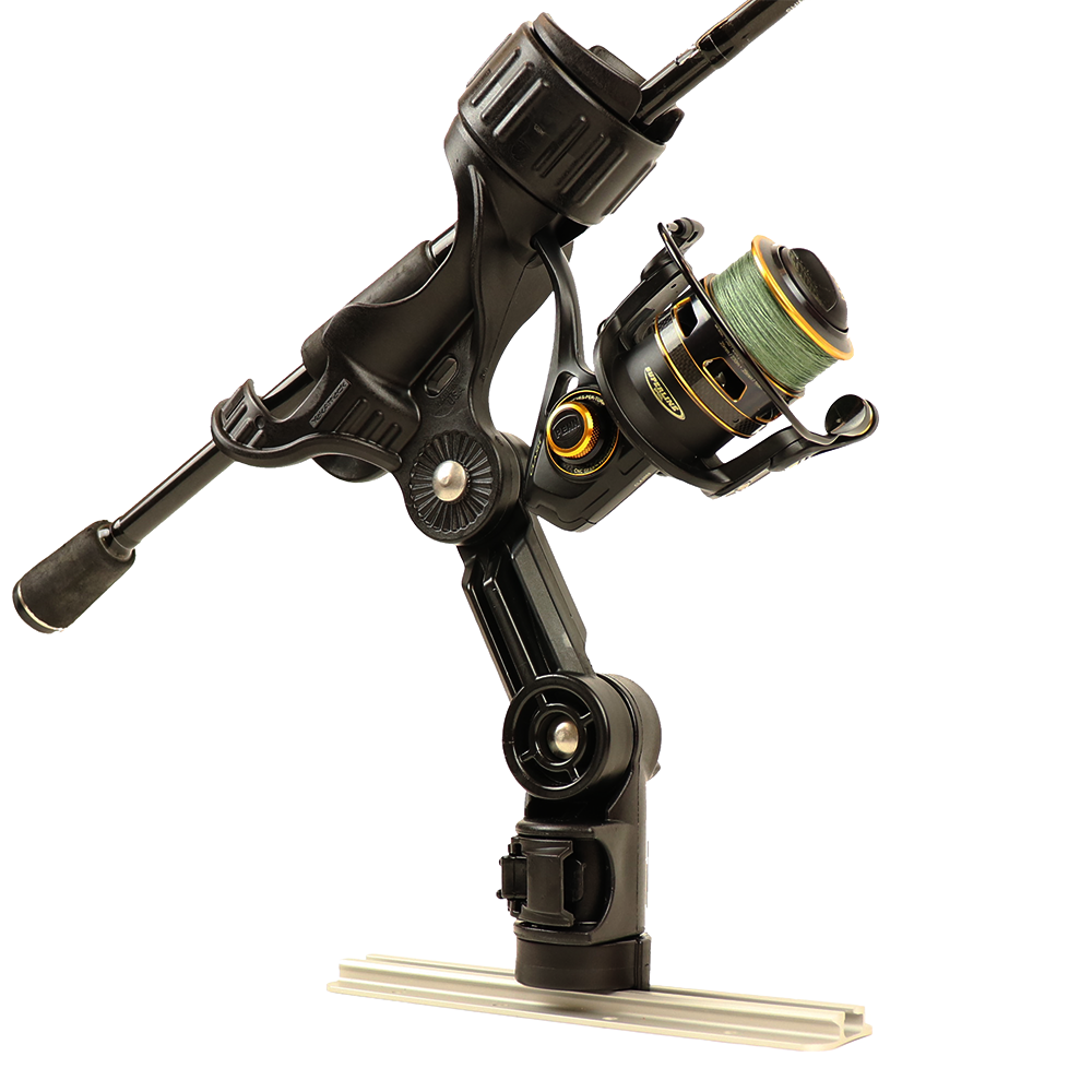 YakAttack Omega Pro™ YakAttack Rod Holder with Track Mounted LockNLoad™ Mounting System (4392423161920)