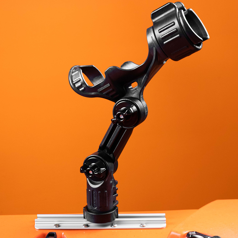 YakAttack Omega Pro™ YakAttack Rod Holder with Track Mounted LockNLoad™ Mounting System (4392423161920)