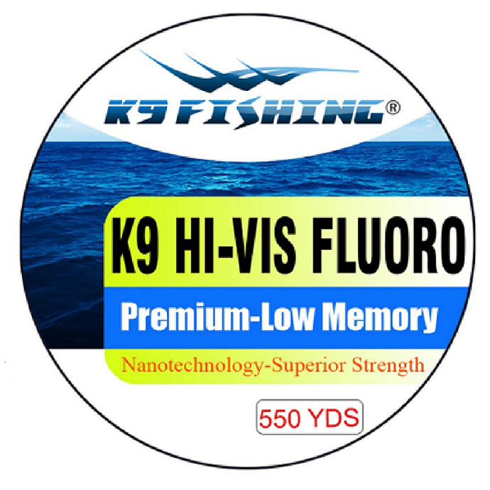 K9 Hi-Vis Fluoro 550 Yard Spool