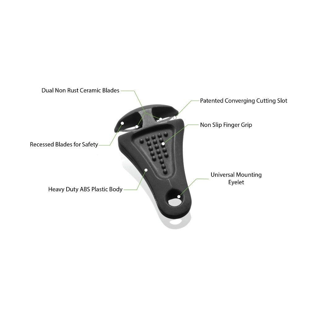 Line Cutterz Ceramic Blade Zipper Pull
