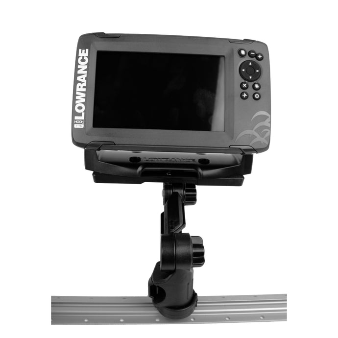 Rectangular Fish Finder Mount with Track Mounted LockNLoad™ Mounting System (4442522320960)
