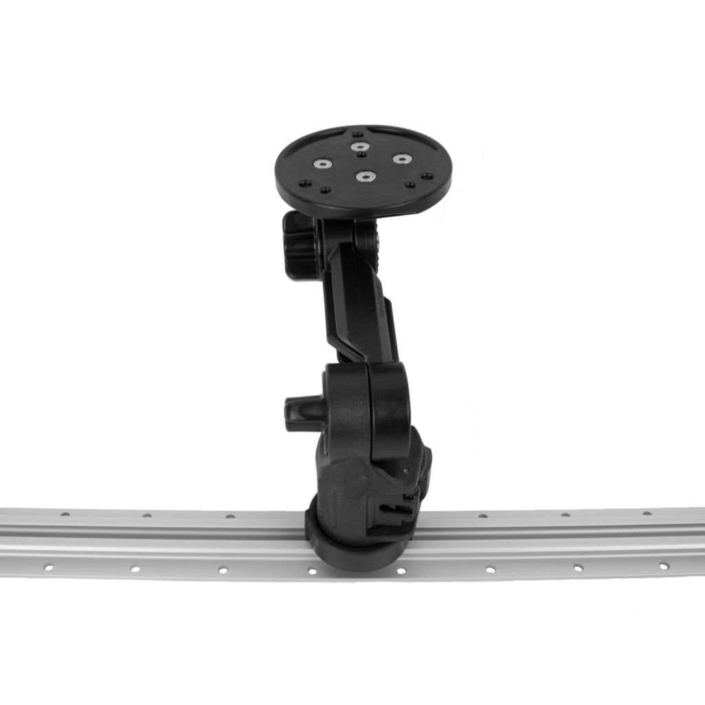 YakAttack Round Base Fish Finder Mount with Track Mounted LockNLoad™ Mounting System (4436153040960)