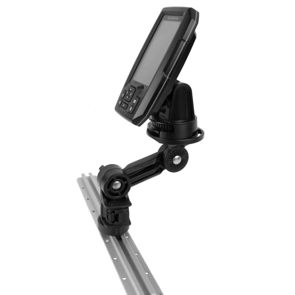 YakAttack Round Base Fish Finder Mount with Track Mounted LockNLoad™ Mounting System (4436153040960)
