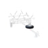 Malone Spare Tire for EcoLight™ and XtraLight™ Trailer - 8" Galvanized - Includes Lockable Attachment