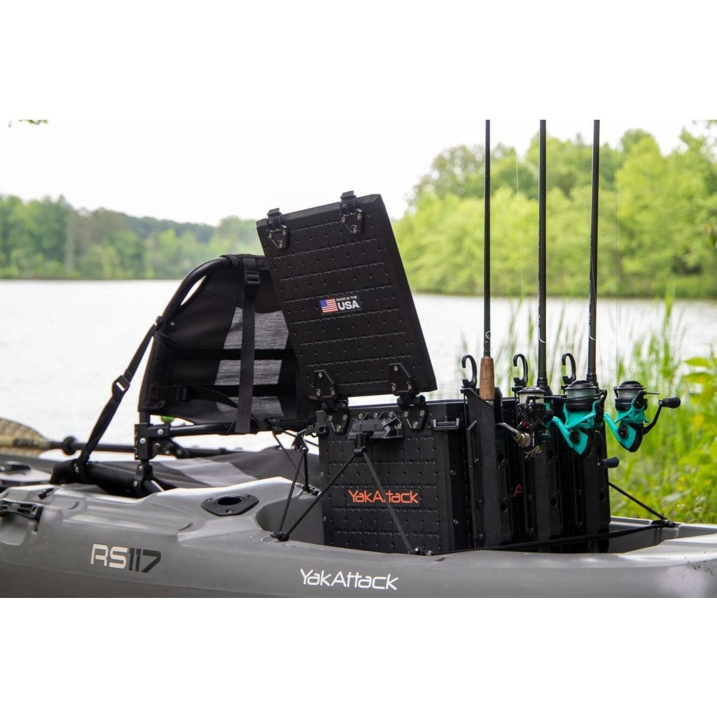 best tackle boxes for a blackpak YakAttack BlackPak Pro Kayak Fishing Crate
