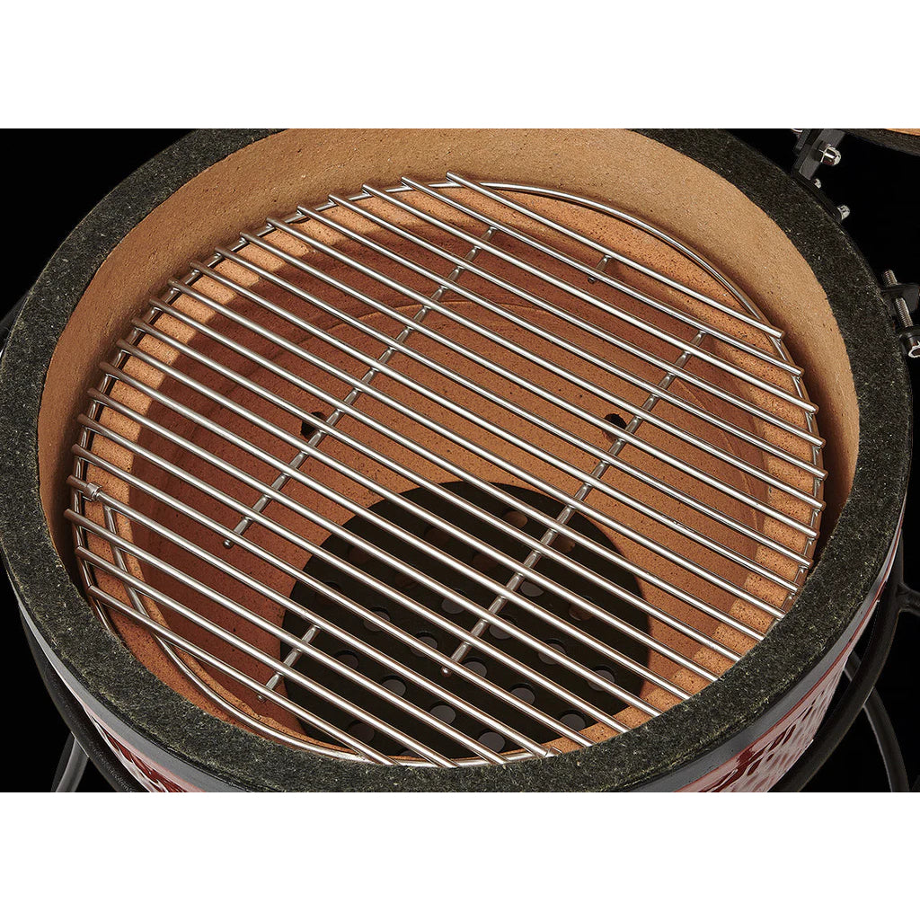 Kamado Joe Jr. with Cast Iron Stand